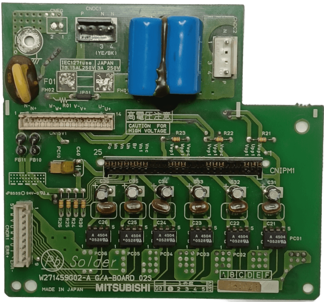 Placa de Controle Principal - W271459G02-A, vista frontal