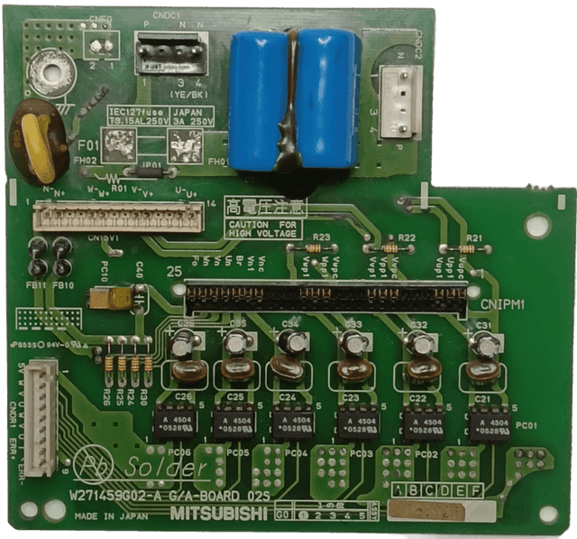 Placa de Controle Principal - W271459G02-A, vista frontal